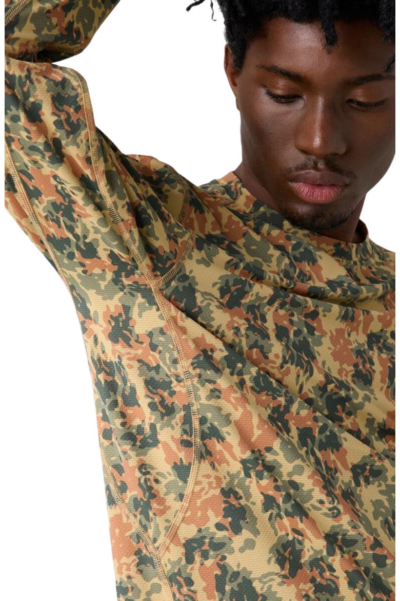 Tahoe Sun Long-Sleeve Crew Shirt - Men's, Alternate, color, Camo Print