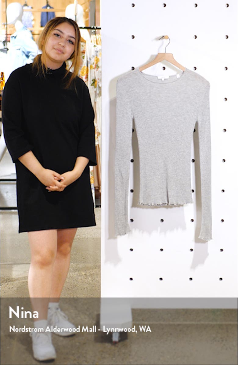 Rib Crewneck Sweater, sales video thumbnail