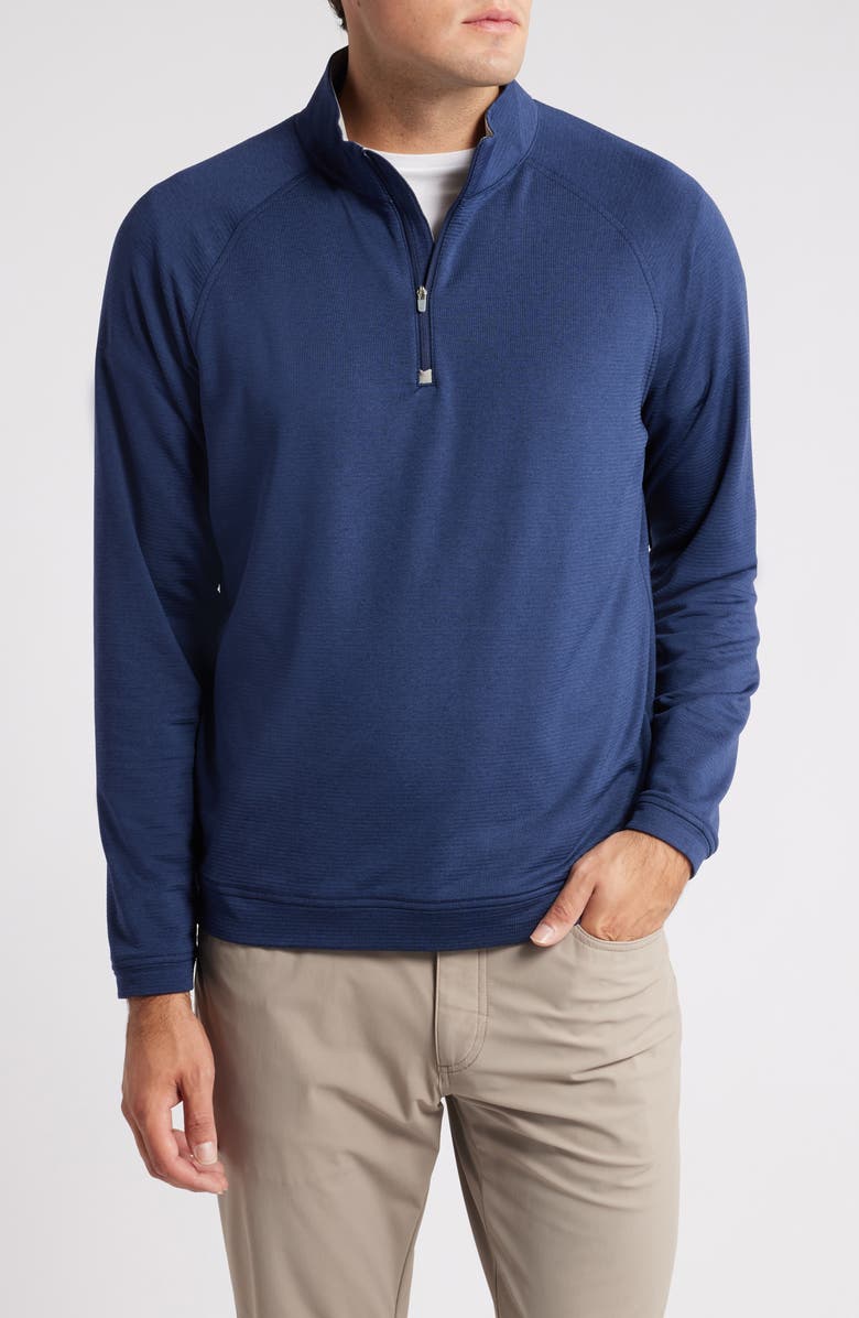 Peter Millar Beaumont Performance Quarter Zip Pullover, Main, color, 