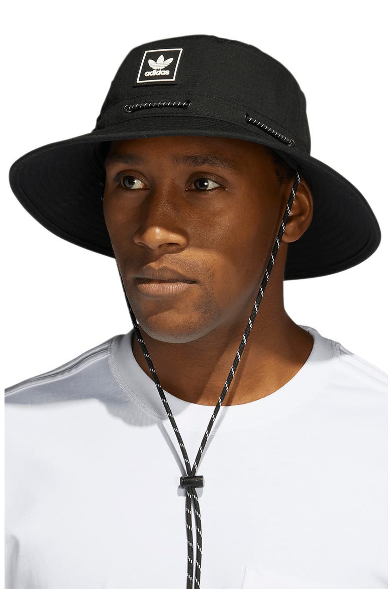 Utility Bucket Hat, Alternate, color, BLACK/WHITE