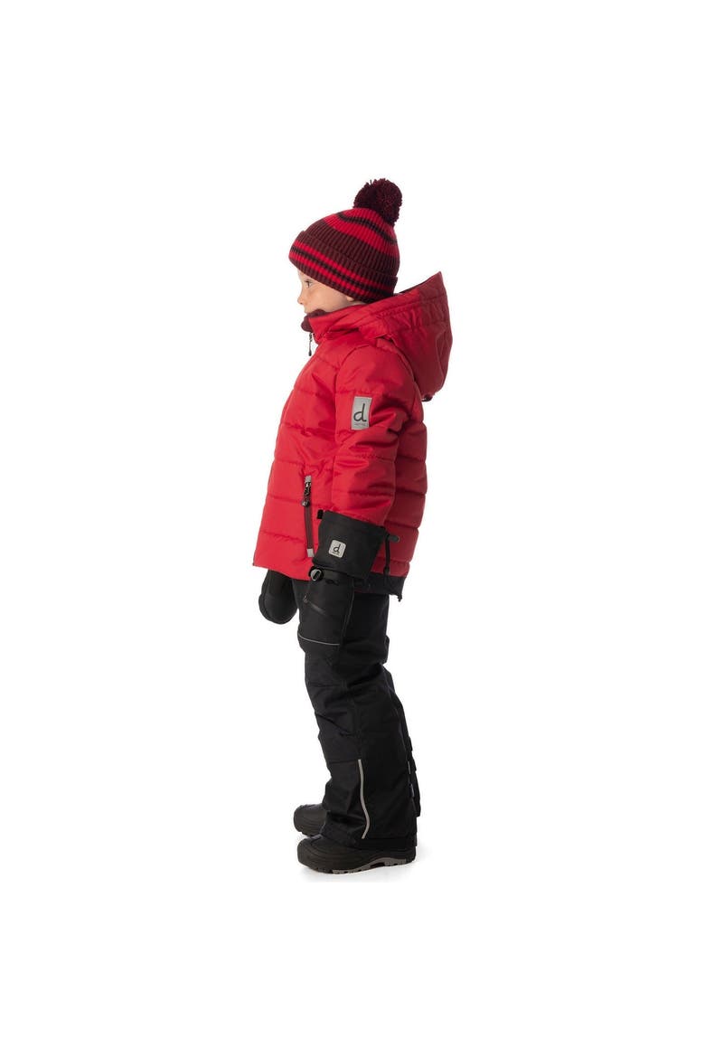Play Reinforced Jacket & Pants Neckwarmer Two Piece Snowsuit, Alternate, color, Rouge