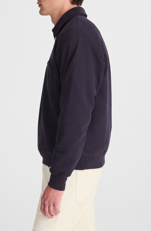 Madewell The Mccarren Midweight Quarter Zip Sweatshirt In Animal Print
