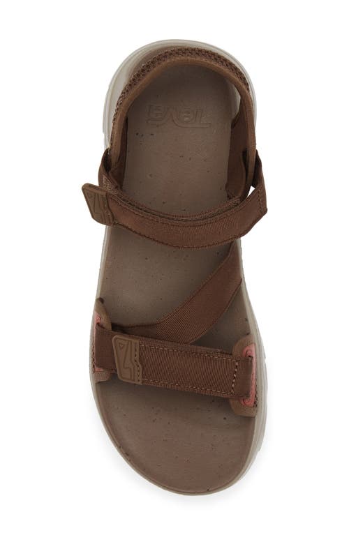 Teva Zymic Sandal In Desert Palm/red Rock