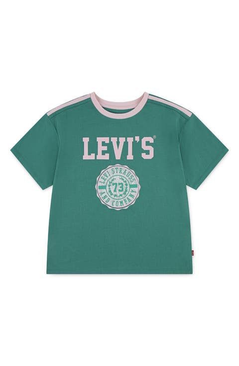 Kids' Sporty Oversize Logo Graphic T-Shirt (Big Kid)