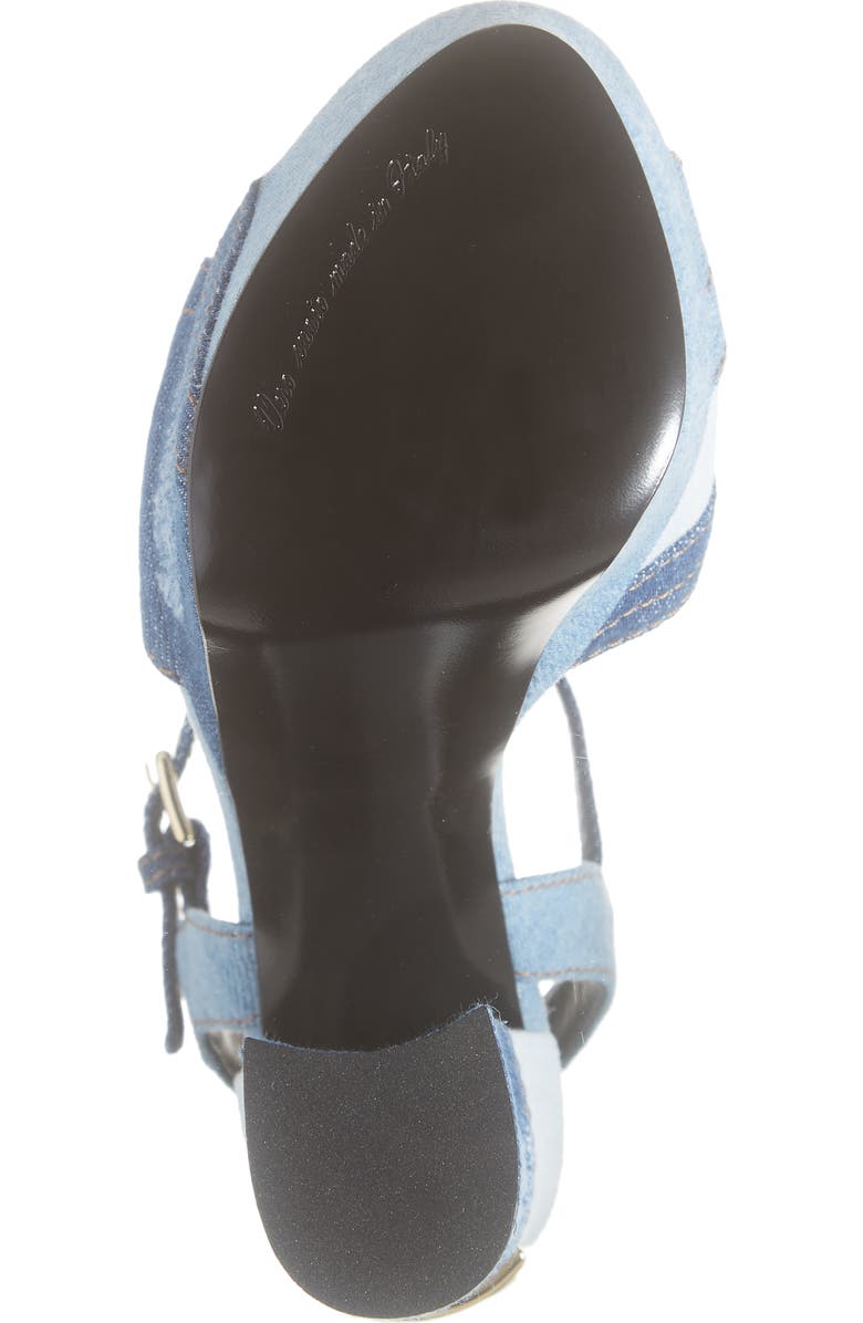 Dolce&Gabbana Keira Patchwork Platform Sandal, Alternate, color,