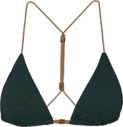 ViX Paula Hermanny Firenze April Crinkle T-Back Bikini Top