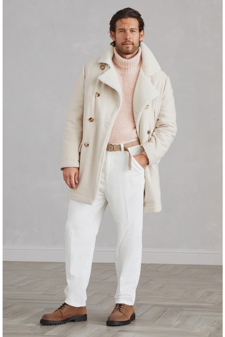 Cashmere pea coat, Alternate, color, Sand