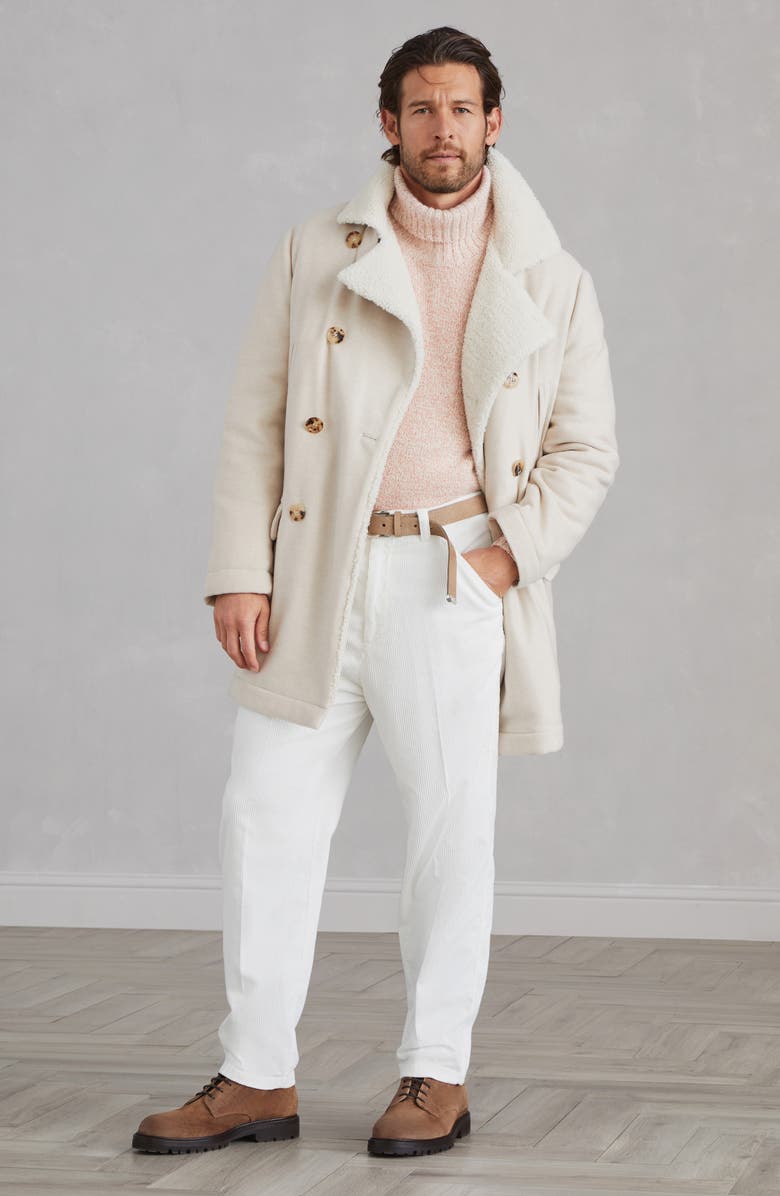 Brunello Cucinelli Cashmere pea coat, Alternate, color, 