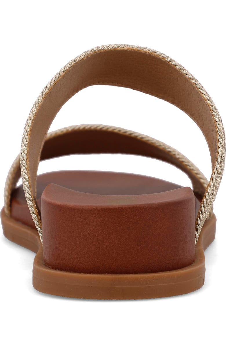 MIA Yelena Wedge Slide Sandal, Alternate, color, Gold