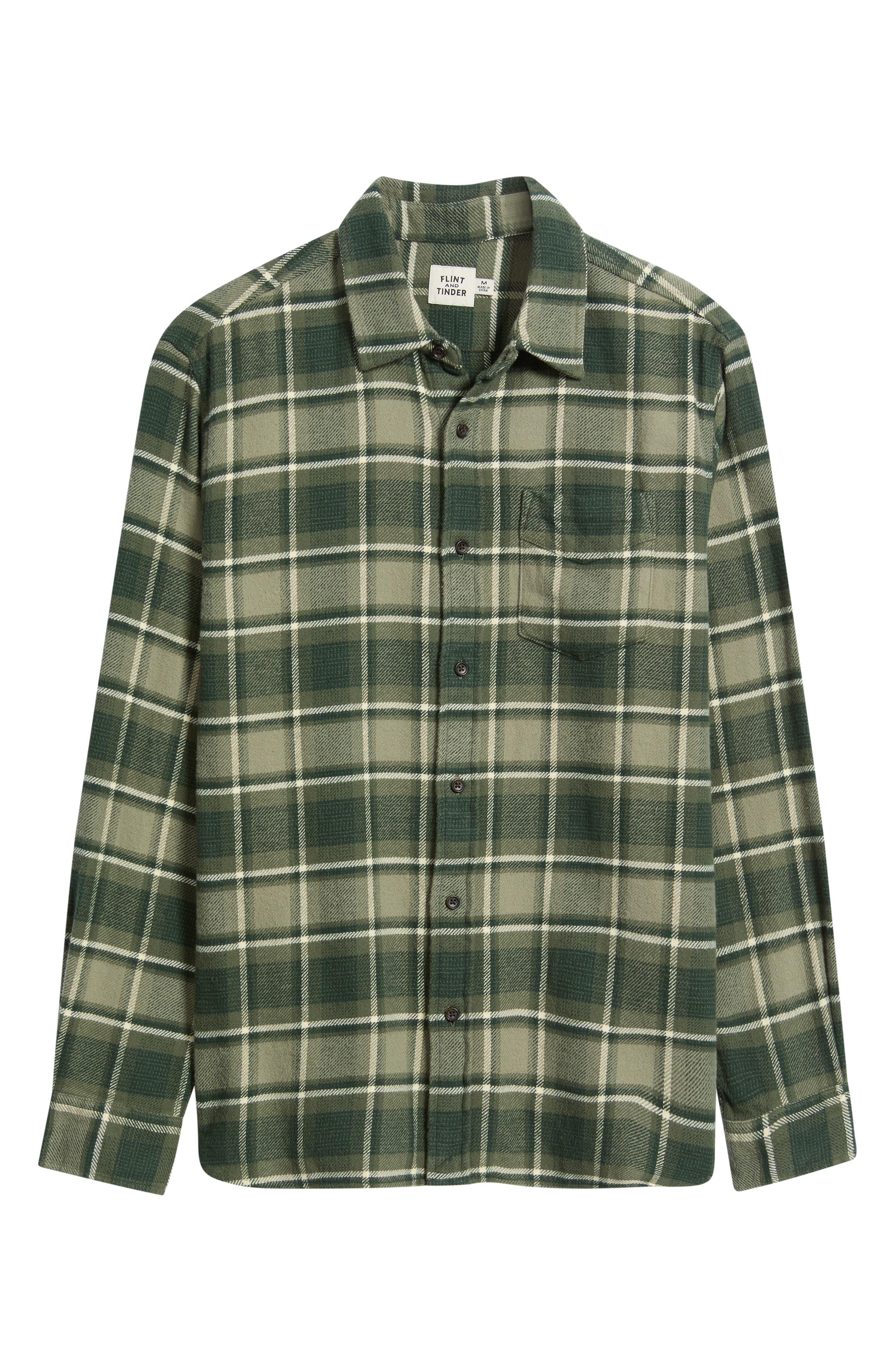 Flint & Tinder by Huckberry Architect Flannel Shirt (Men) | Nordstrom