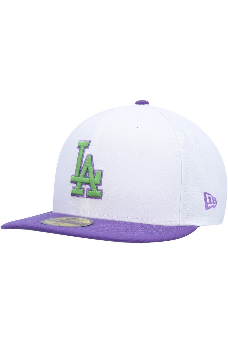 Men's New Era White Los Angeles Dodgers 2020 World Series Side Patch 59FIFTY Fitted Hat, Alternate, color, White