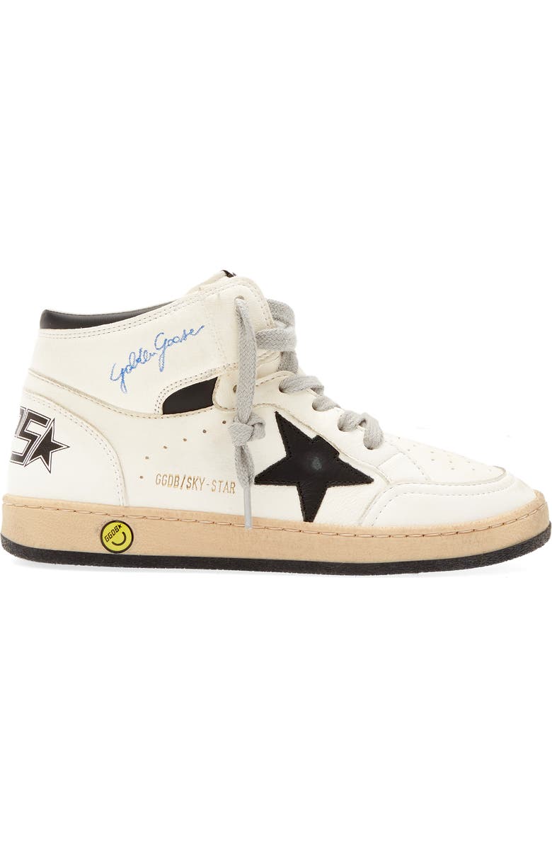 Golden Goose Kids' Sky-Star High Top Sneaker, Alternate, color,