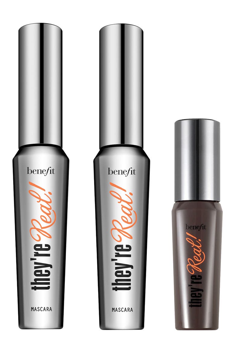 They're Real! Lash Stash Full Size & Mini Lengthening Mascara Set $65 Value, Main, color, NO COLOR