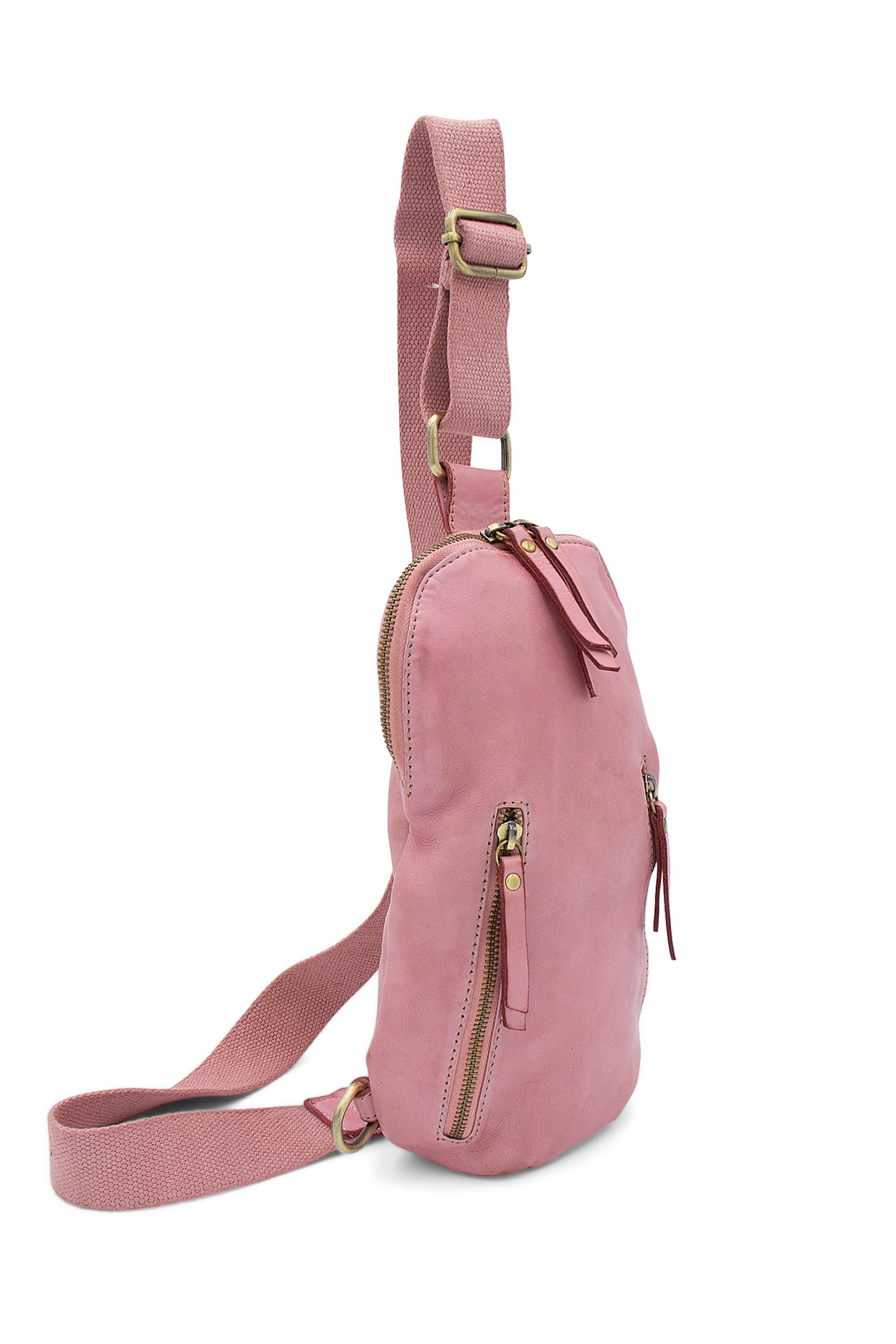Bolsa Nova Logan Sling, Alternate, color, Blush Pink