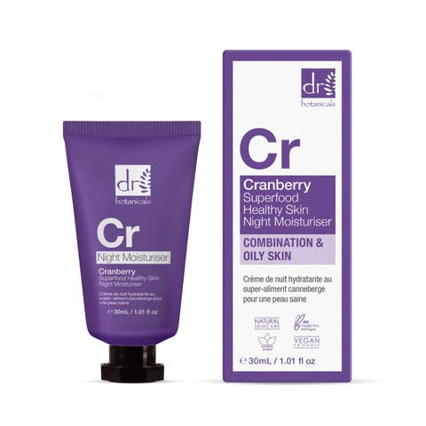 Cranberry Superfood Healthy Skin Night Moisturiser 30ml x 3 Trio Set