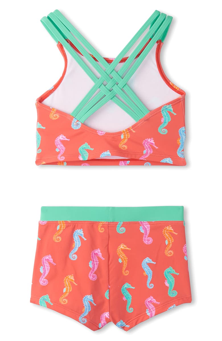 Hatley Kids' Seahorse Two-Piece Swimsuit, Alternate, color, 