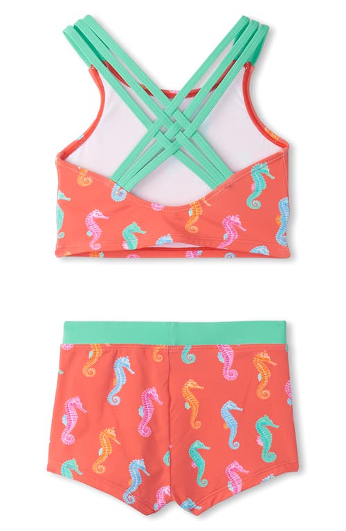 HATLEY HATLEY KIDS' SEAHORSE TWO-PIECE SWIMSUIT