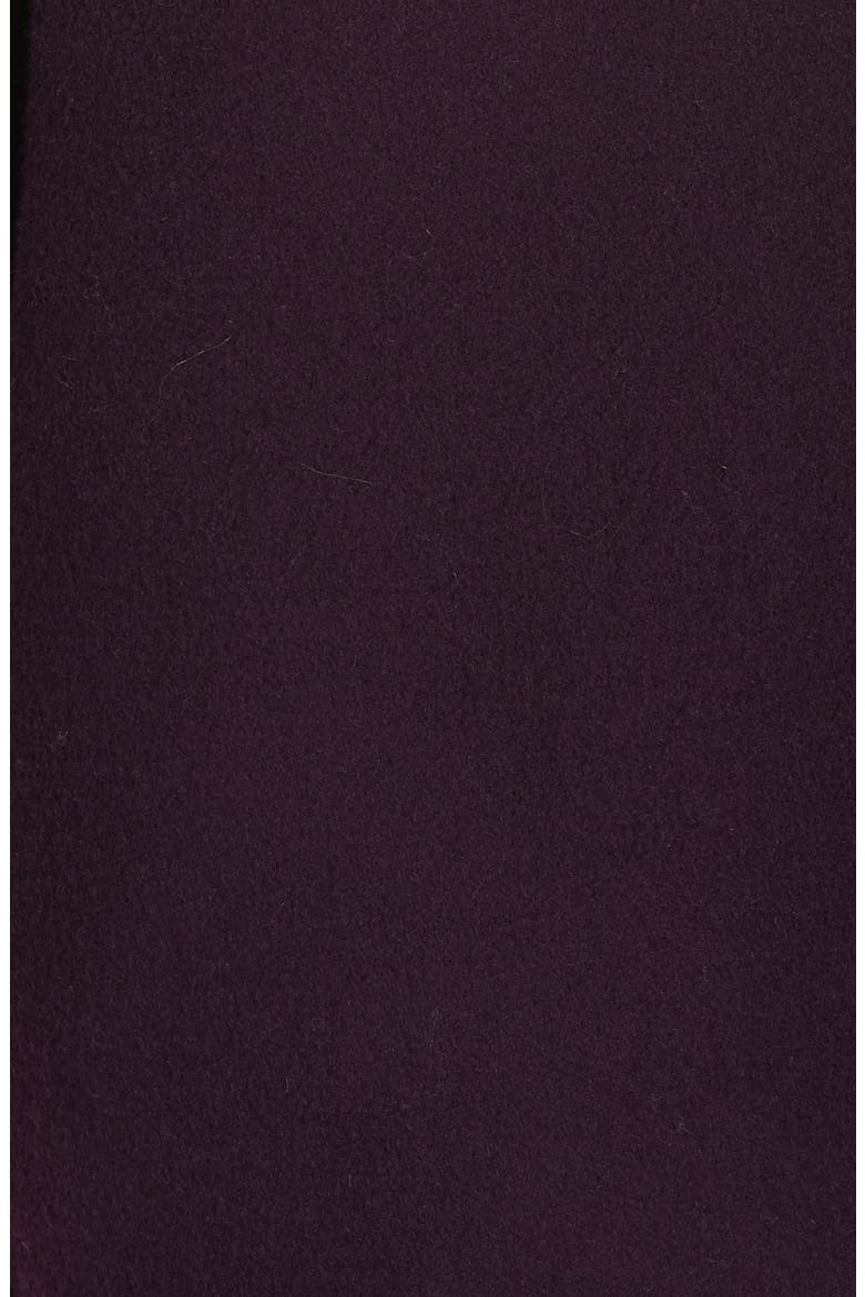 Reversible Shawl Collar Coat, Alternate, color, DARK MULBERRY