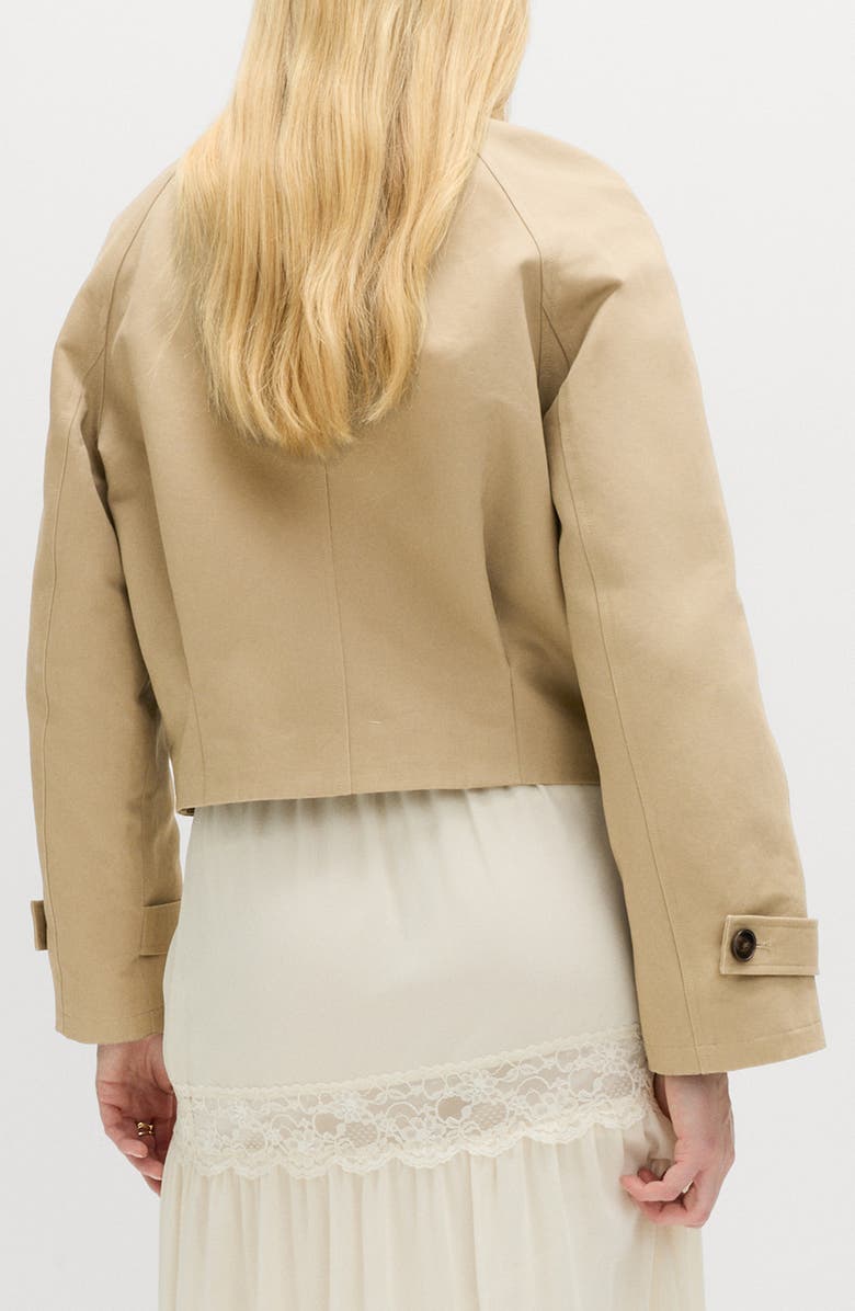 M&S Stand Collar Jacket, Alternate, color, Brown