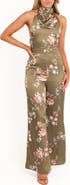 Petal & Pup Holly Floral Print Halter Jumpsuit