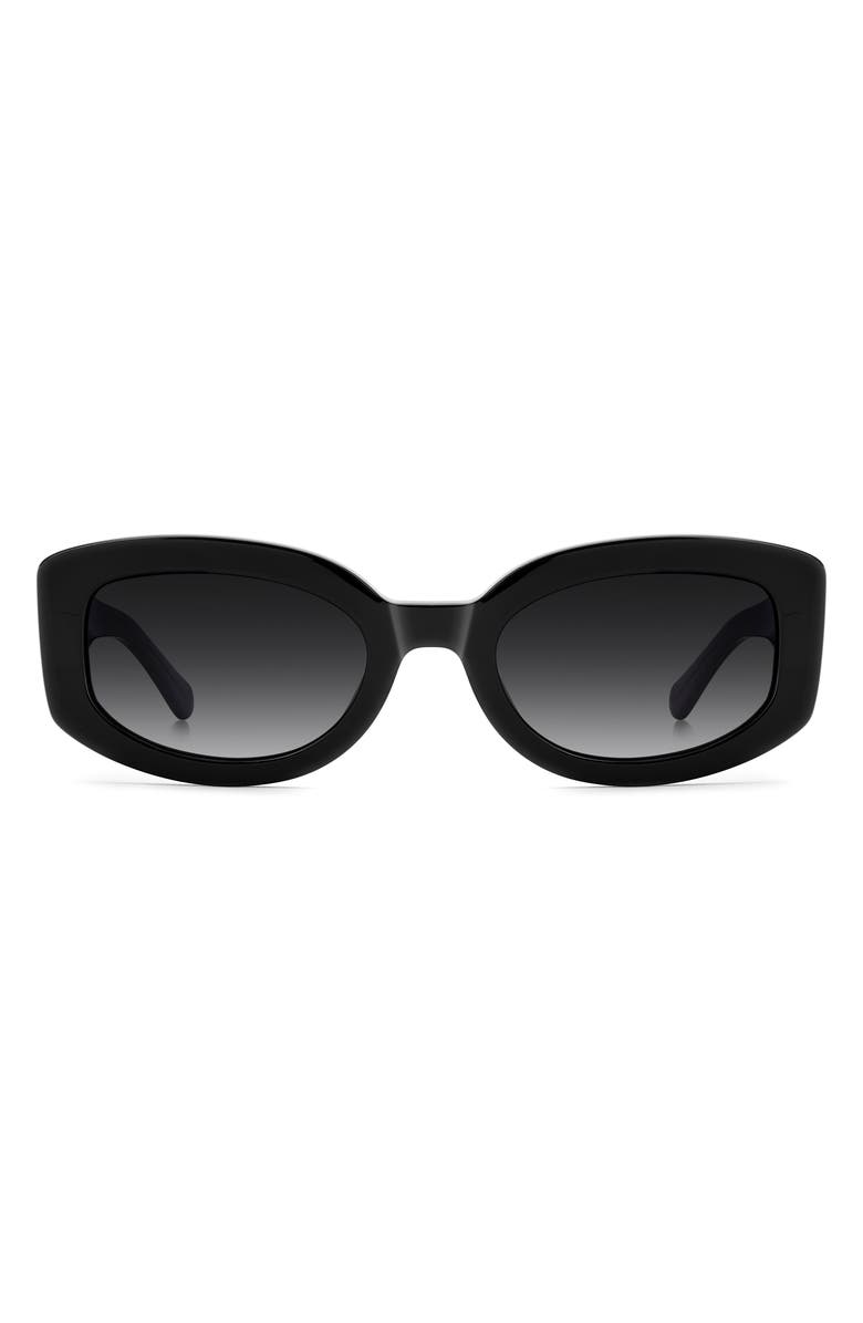 Kate Spade New York ailey 53mm gradient rectangular sunglasses, Main, color,