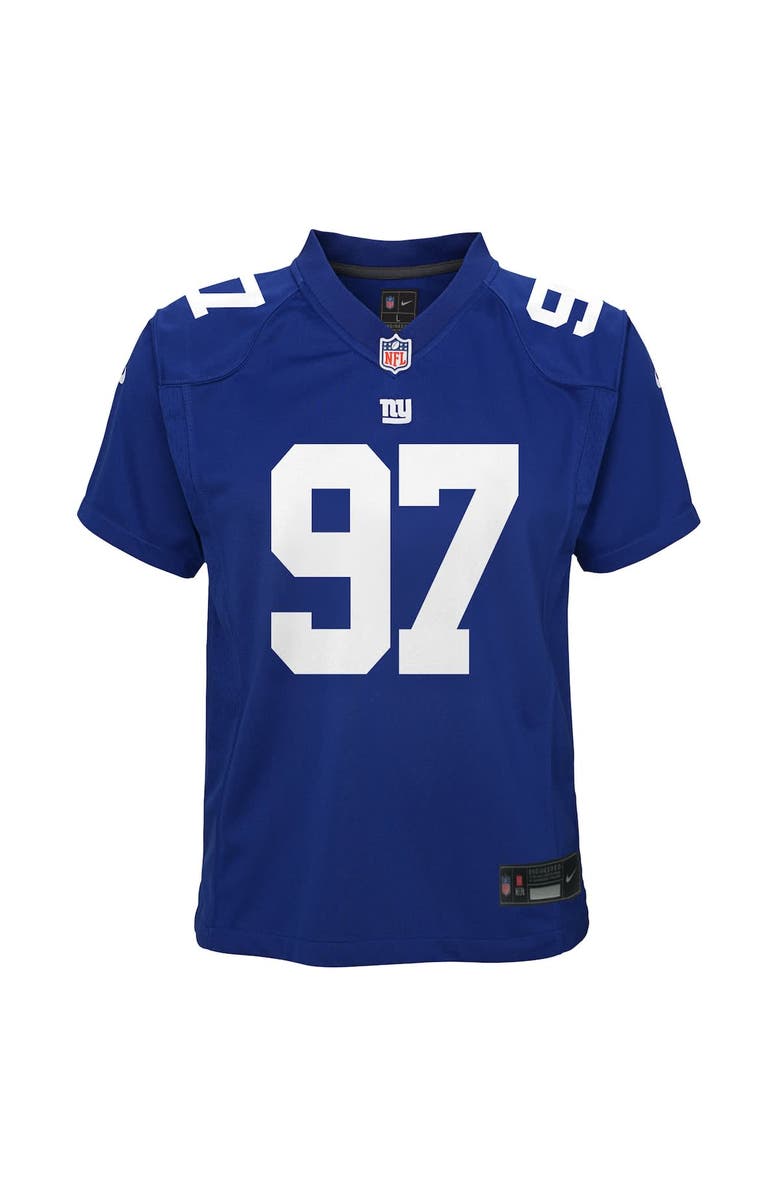Nike Youth Nike Dexter Lawrence Royal New York Giants Game Jersey, Alternate, color, Royal