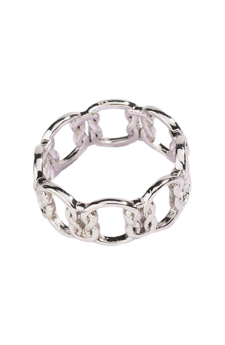 Hollywood Sensation Love Knot Ring Commitment Ring, Alternate, color, Silver