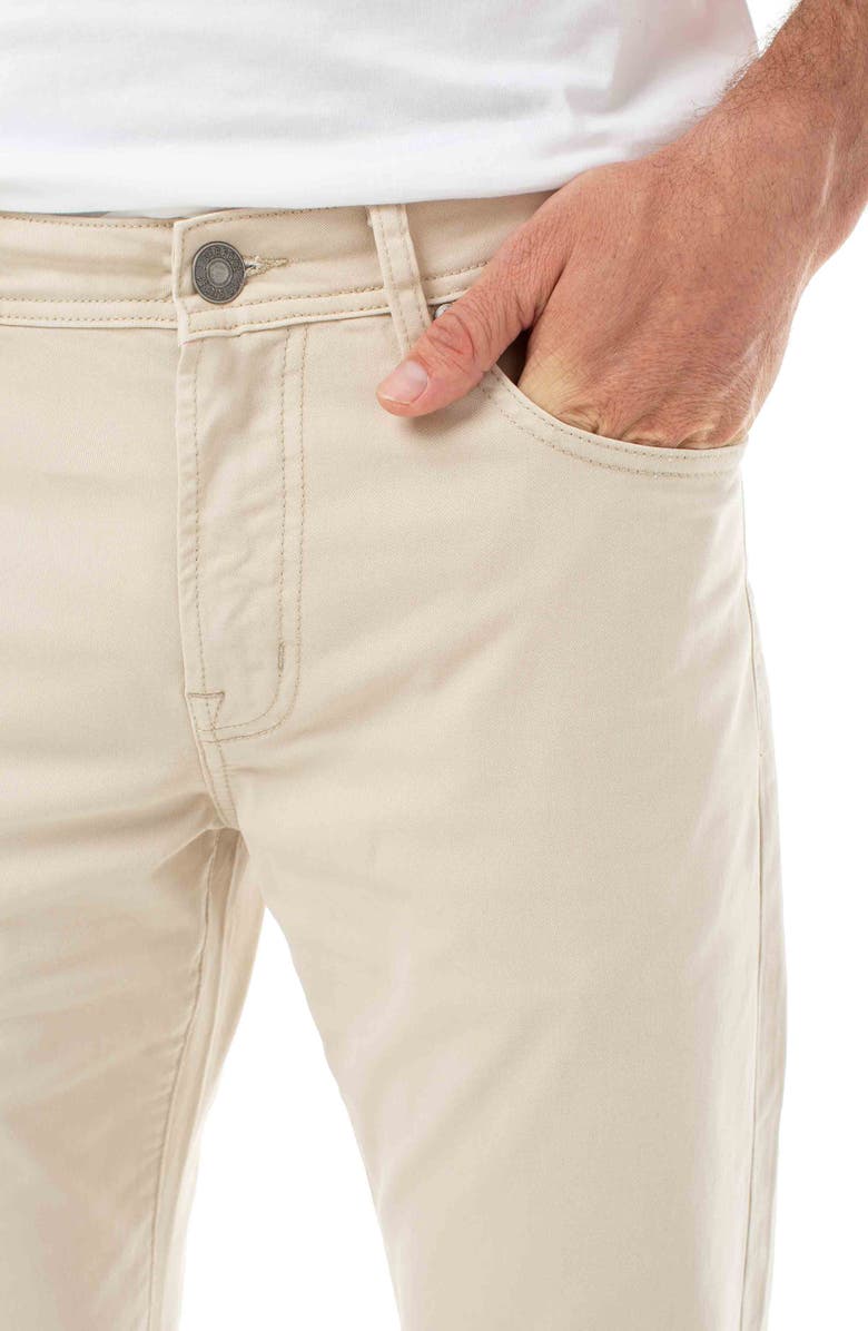 Liverpool Regent Relaxed Straight Leg Twill Pants, Alternate, color, Sand