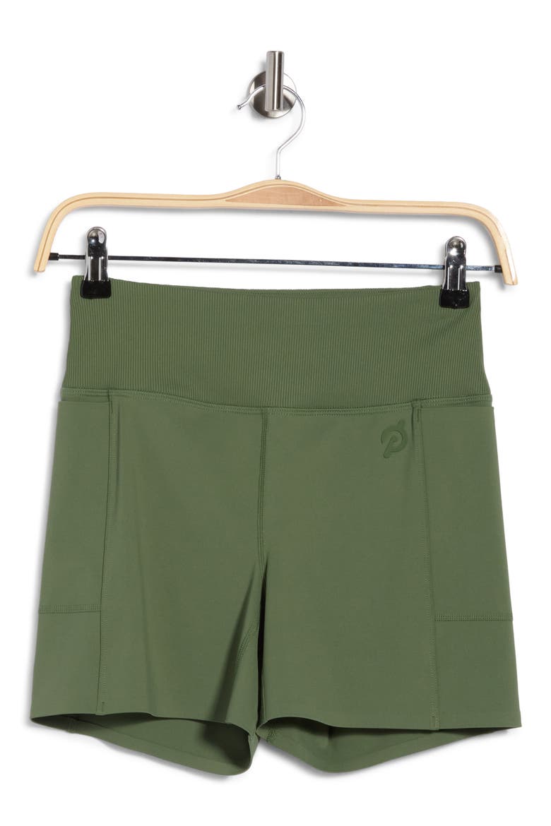 Ablaze High Waist Pocket Bike Shorts, Alternate, color, BRONZE GREEN