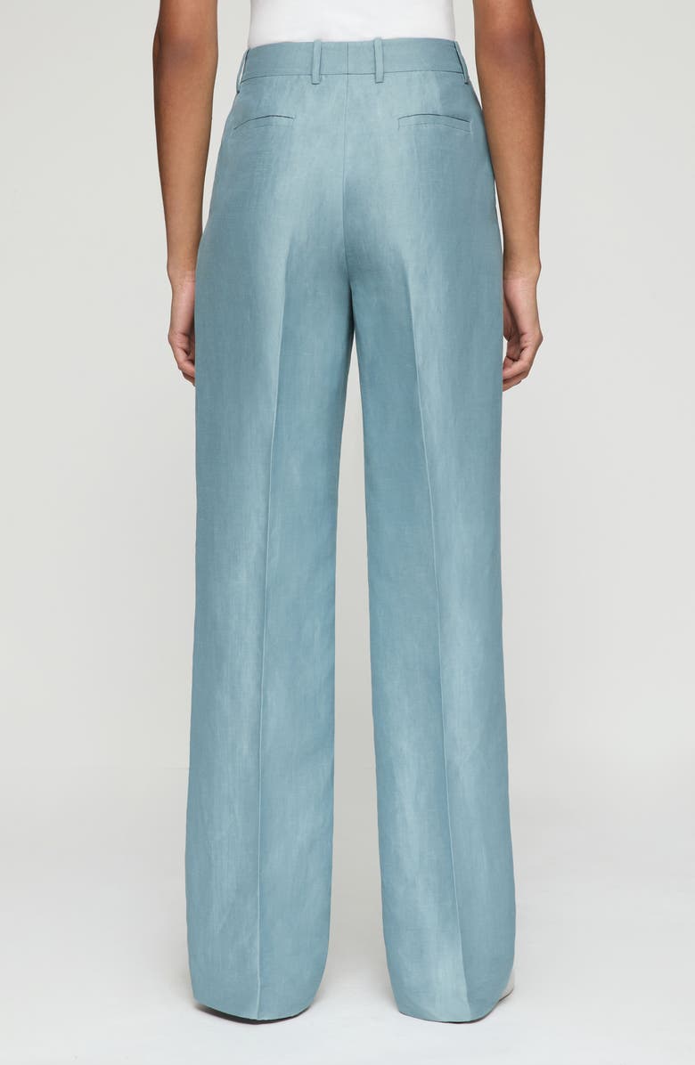 Lafayette 148 New York Gates Floral Linen Blend Pants, Alternate, color,