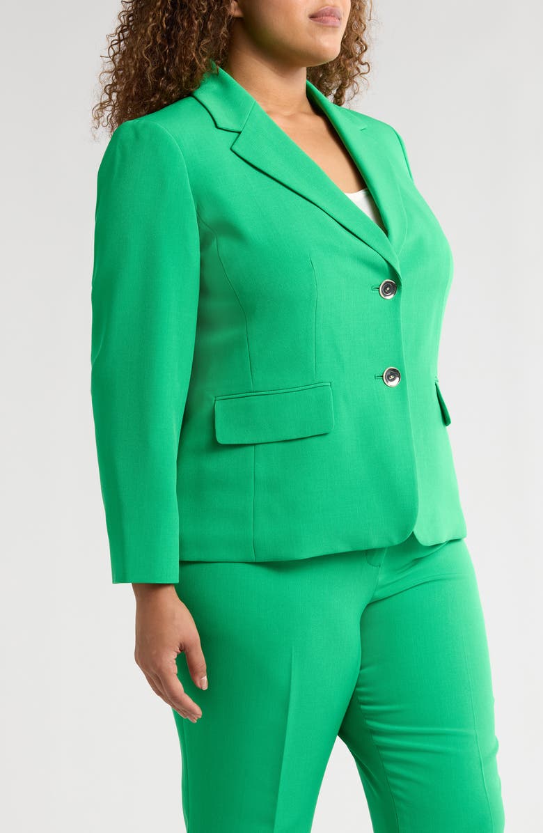 KASPER Two-Button Crepe Blazer, Alternate, color,