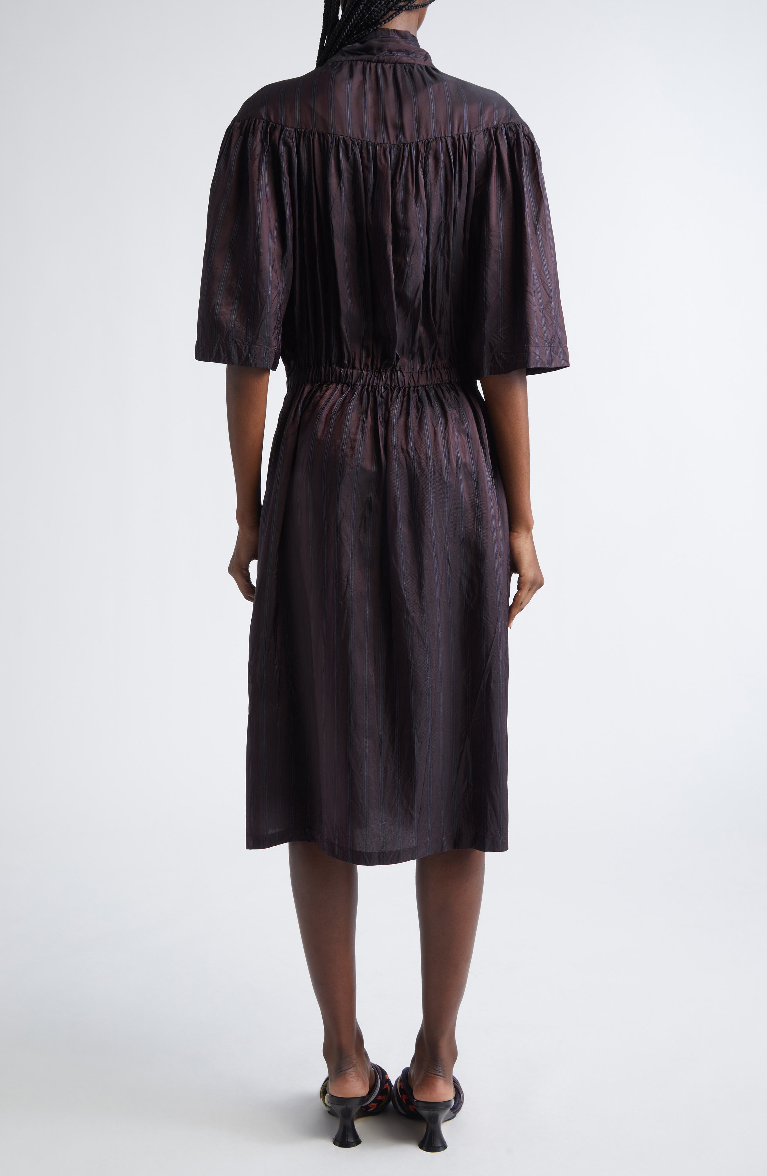 Daffino Stripe Midi Dress - image 2