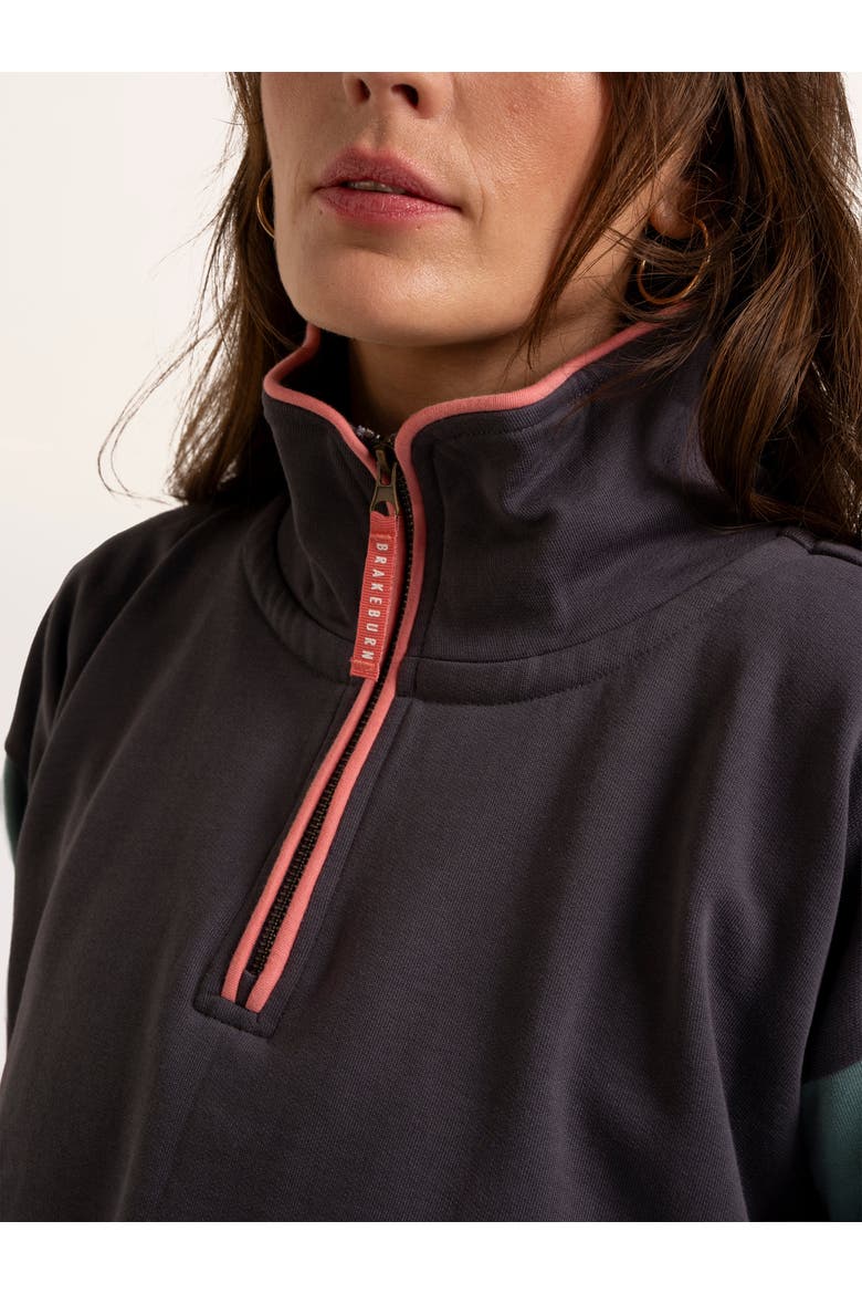Wilverley Quarter Zip Sweatshirt, Alternate, color, Navy