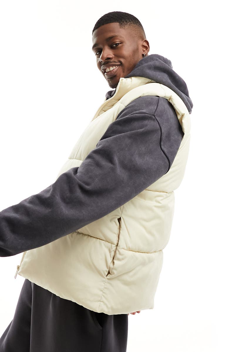 ASOS DESIGN Puffer Vest, Alternate, color, 