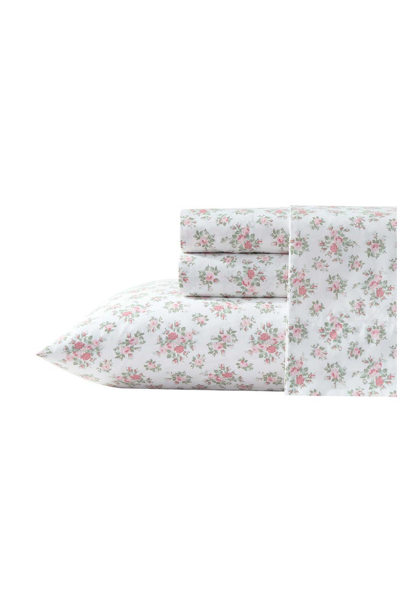 Leanna Rose 200 Thread Count Cotton Percale Sheet Set video