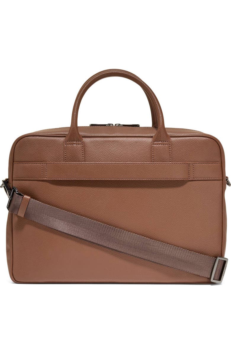 Cole Haan Belmont Leather Briefcase, Alternate, color, Dark Sequoia