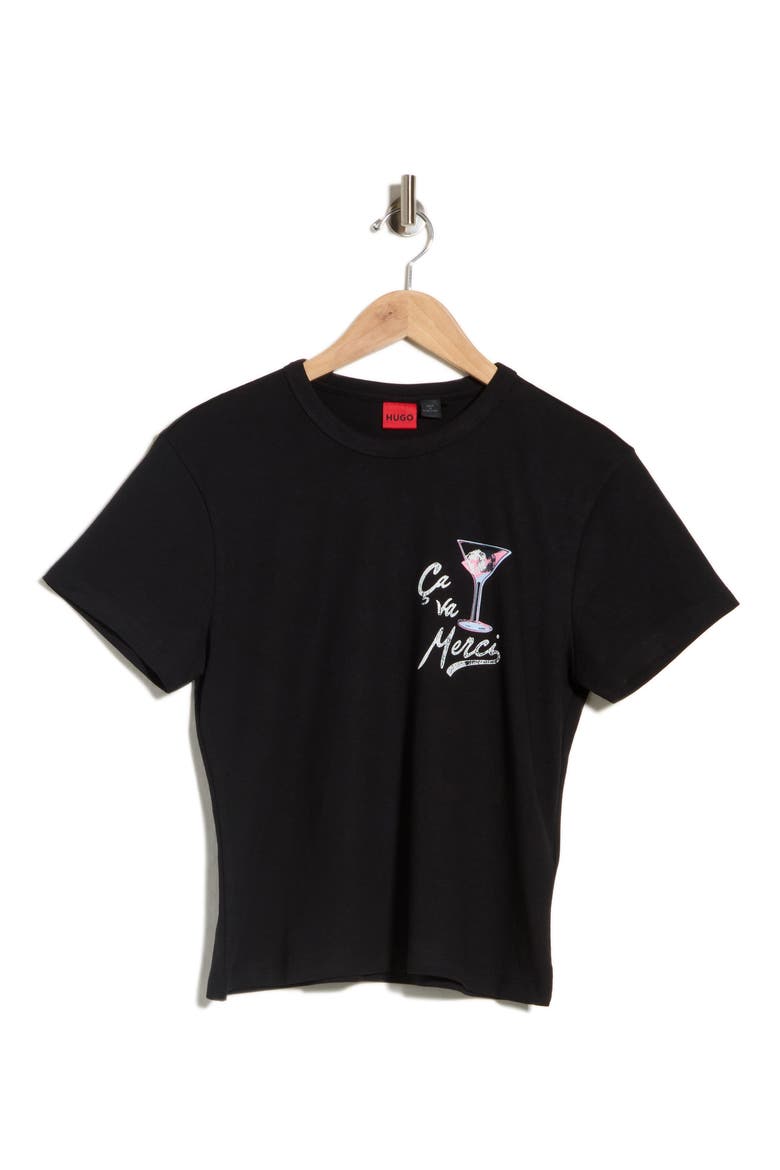 Graphic T-Shirt, Main, color, BLACK