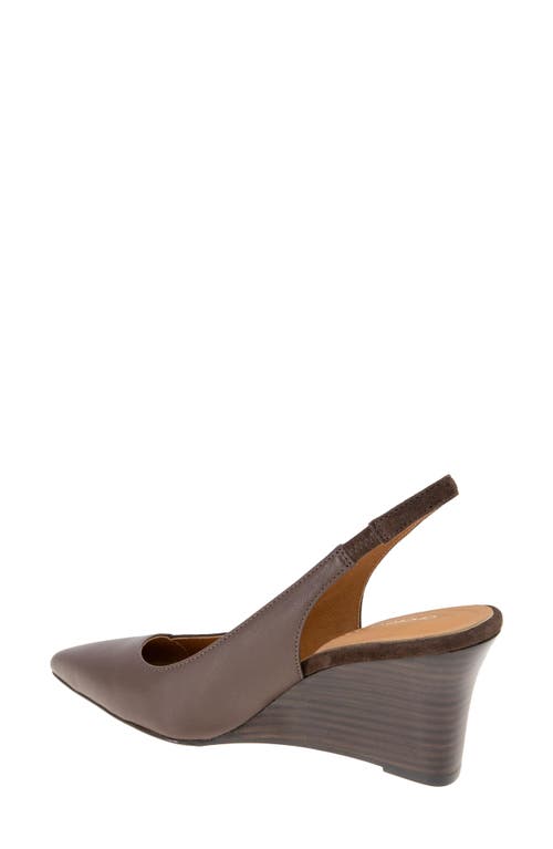 Andre Assous André Assous Laina Slingback Wedge Pump In Brown