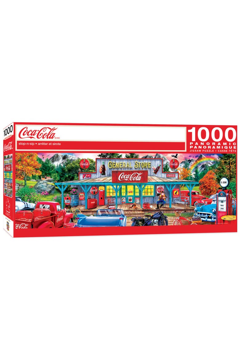 Coca-Cola Stop-n-Sip 1000pc Pano Puzzle, Main, color, Multicolor