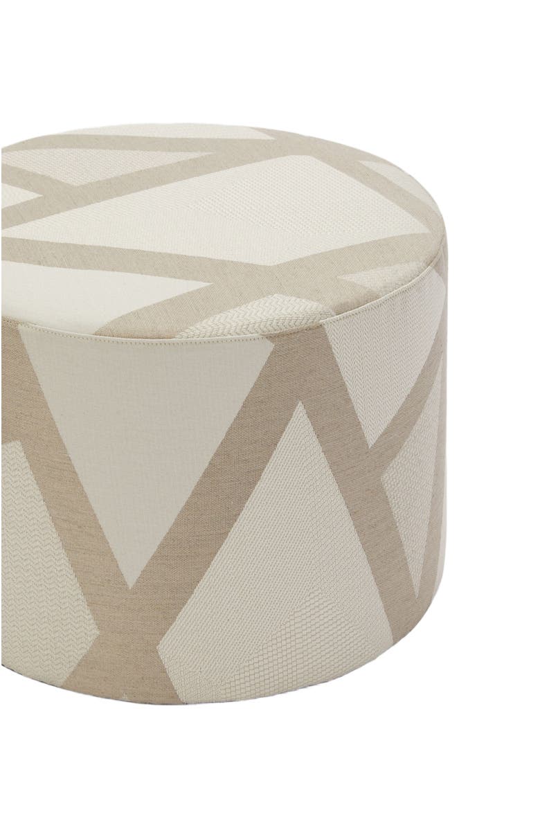 Missoni Home Nastri Relief 40x30 Cm Cylindrical Pouffe, Alternate, color, 