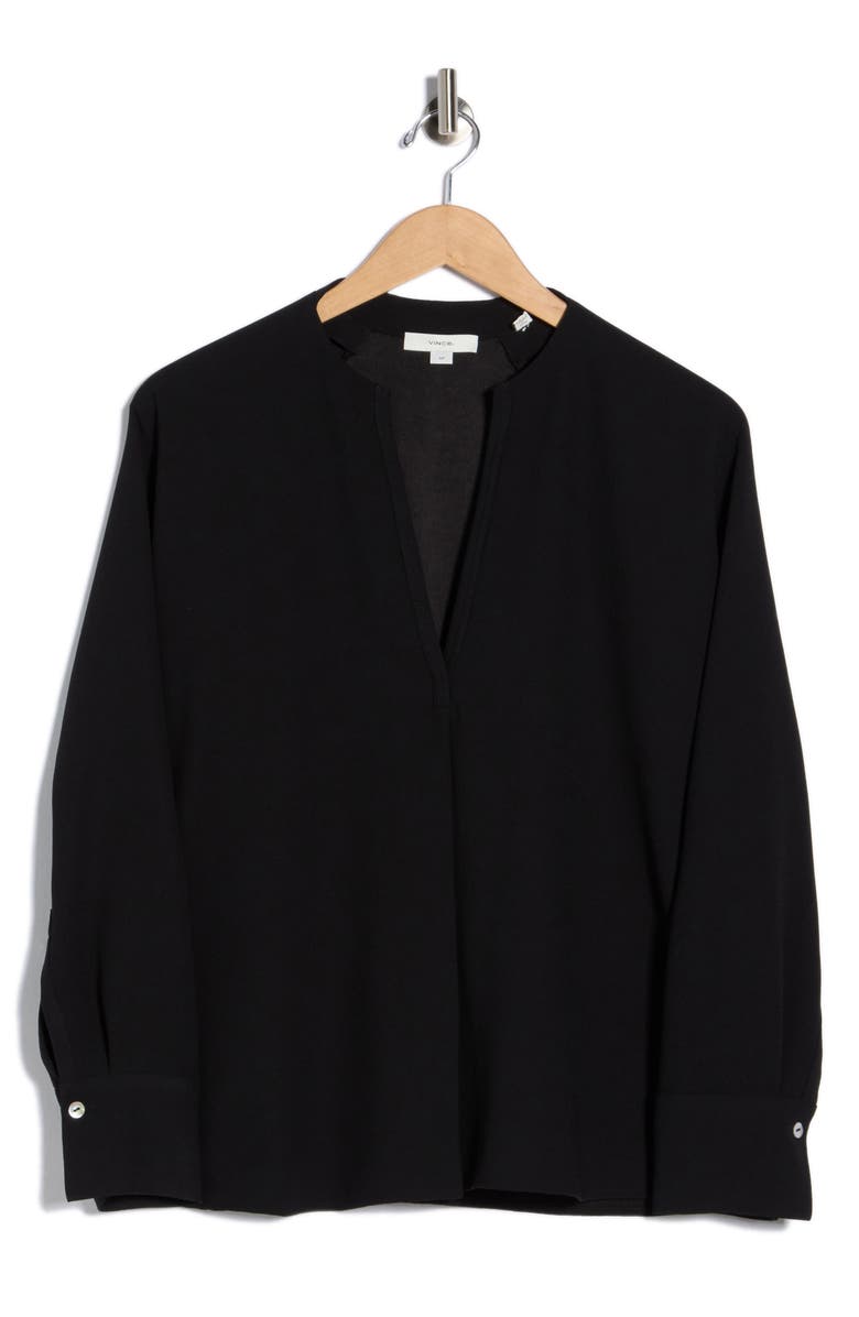 Vince Dolman Sleeve Top, Alternate, color, Black