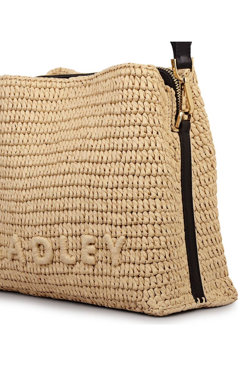 Radley Dukes Place - Raffia Medium Compartment Woven Crossbody Bag, Alternate, color, Natural