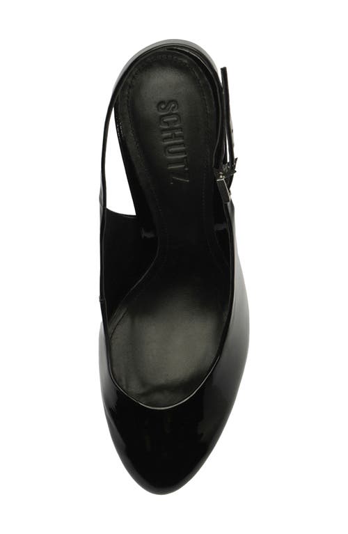 Schutz Geraldine Slingback Pump In Black