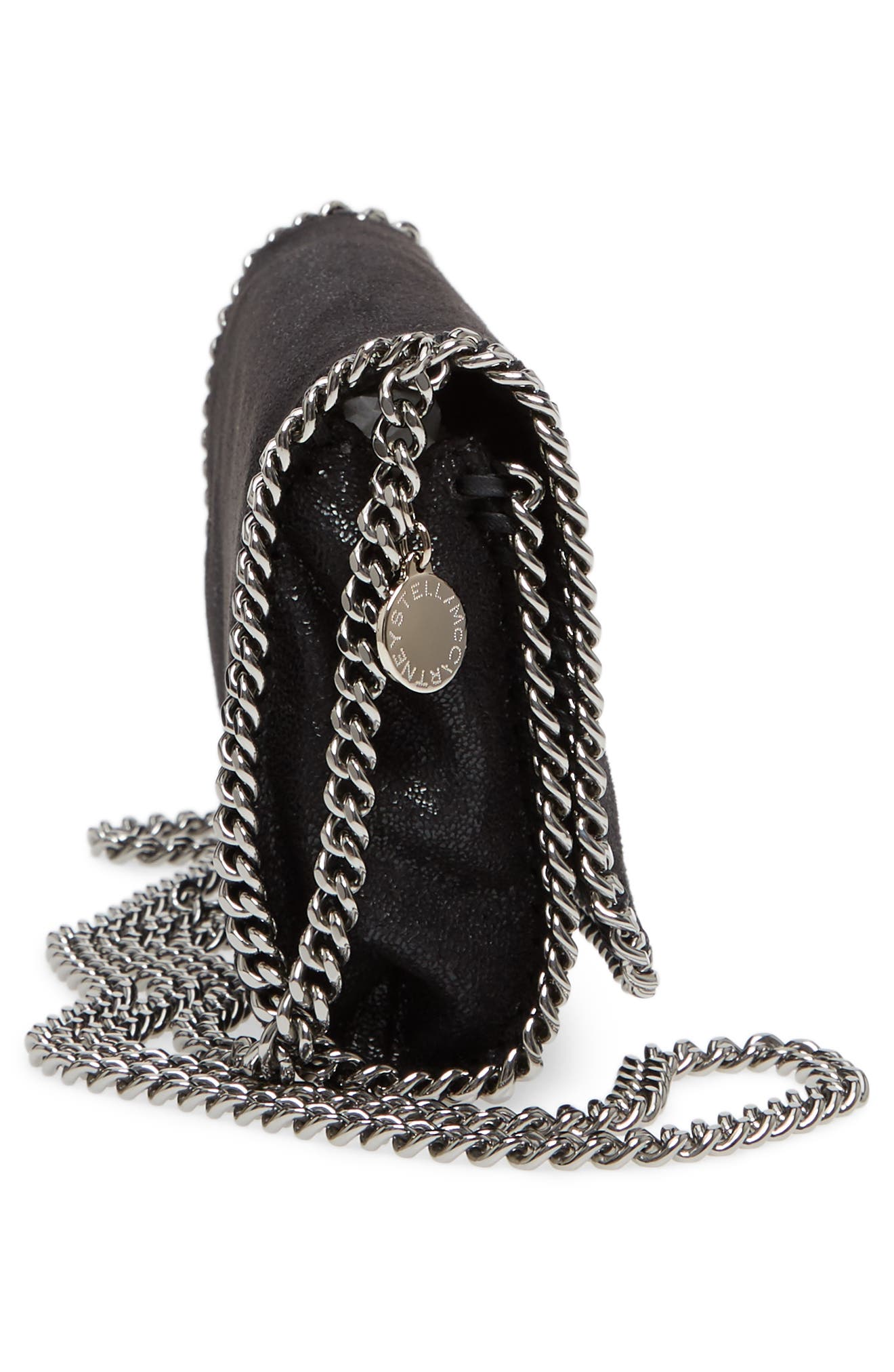 Stella McCartney 'Falabella - Shaggy Deer' Faux Leather Crossbody Bag, Alternate, color, 