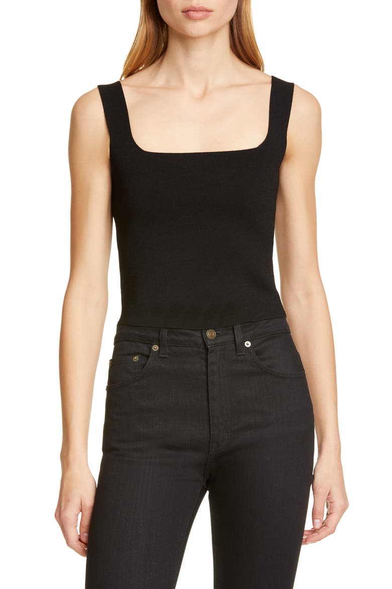 Victoria Sweater Tank, Main, color, BLACK