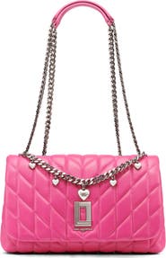 KARL LAGERFELD PARIS Lafayette Quilted Leather Crossbody Bag