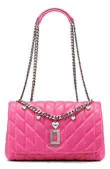 KARL LAGERFELD PARIS Lafayette Quilted Leather Crossbody Bag