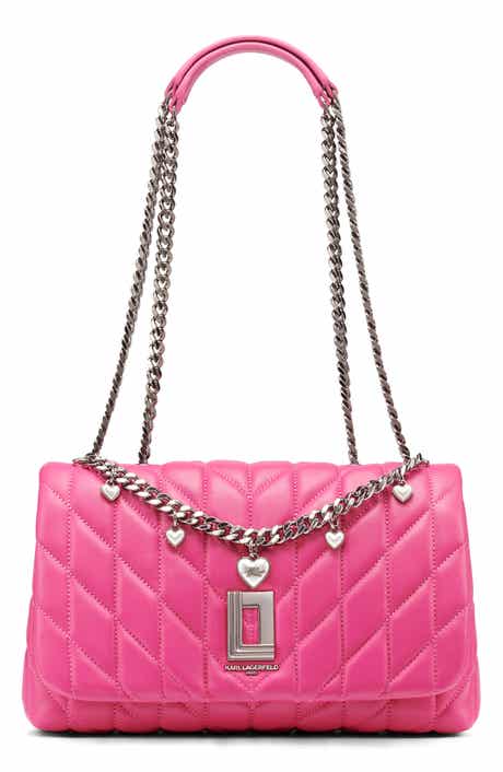 KARL LAGERFELD PARIS Lafayette Quilted Leather Crossbody Bag