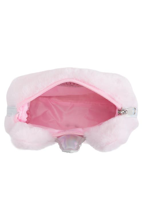 Capelli New York Kids' Faux Fur Unicorn Bag In Pink