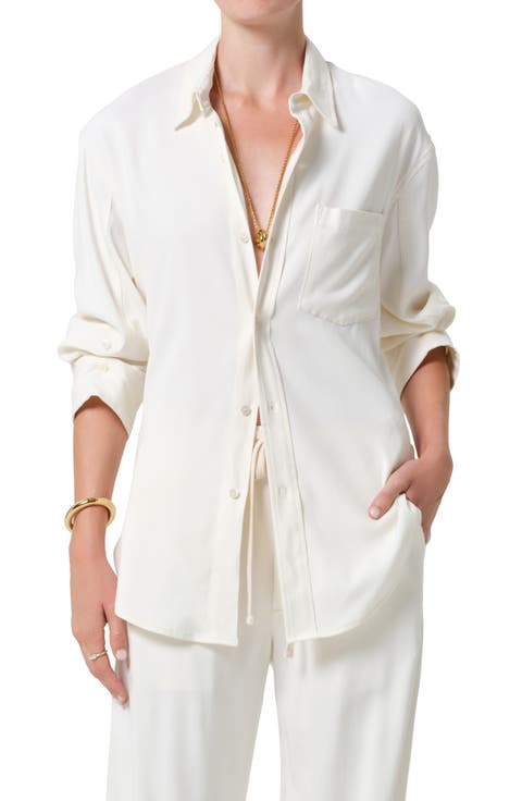 Kayla Oversize Button-Up Shirt